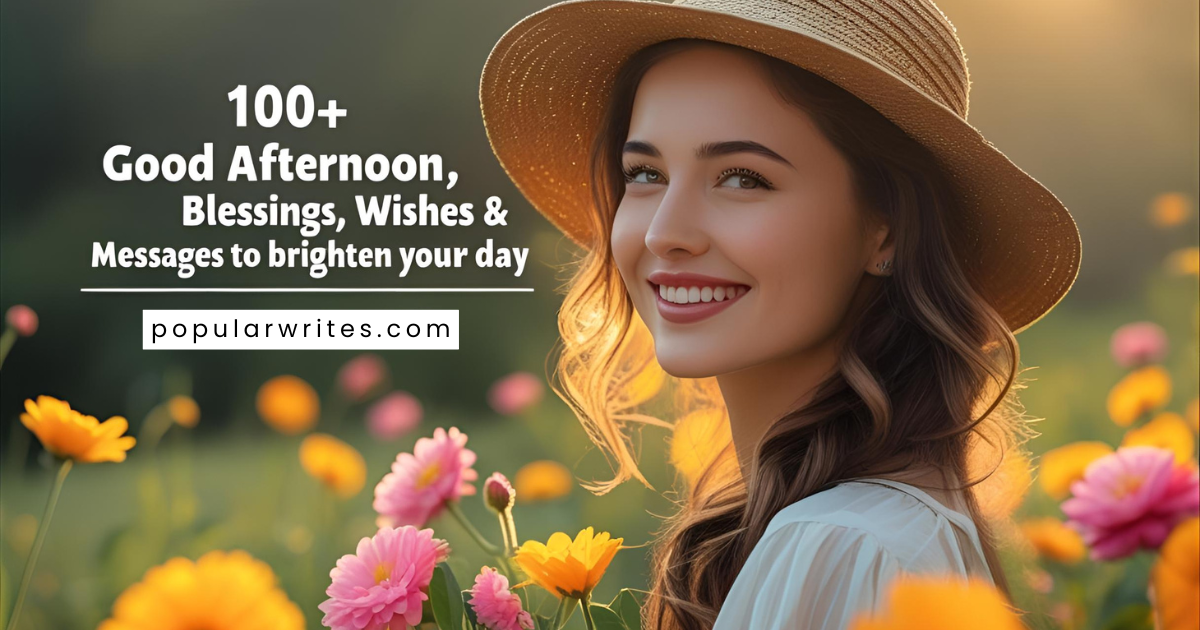 good afternoon blessings