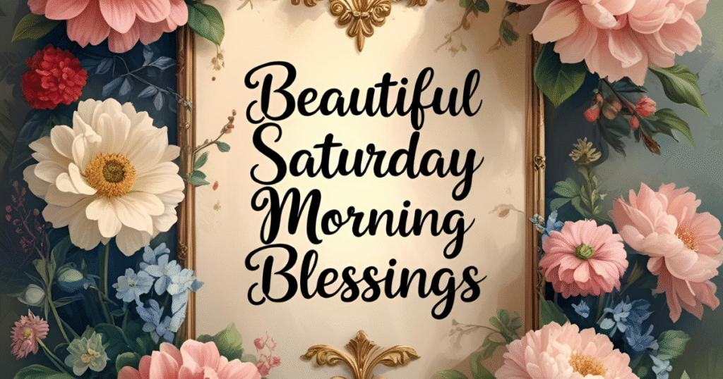 saturday morning blessings