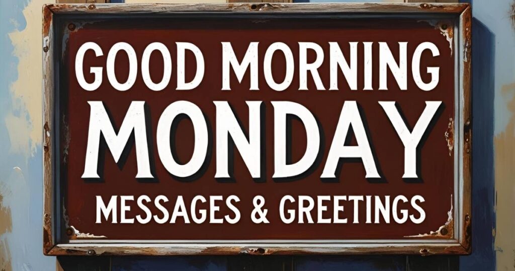 Monday Blessings