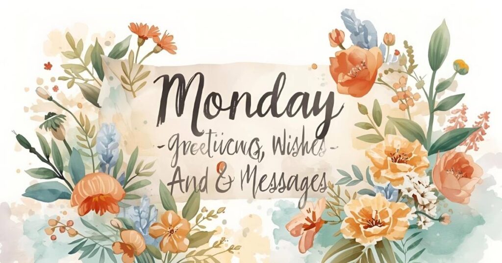 Monday Blessings