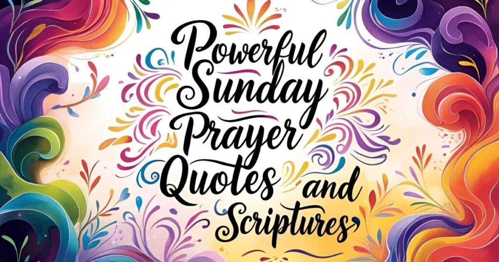 Good Morning Sunday Blessings