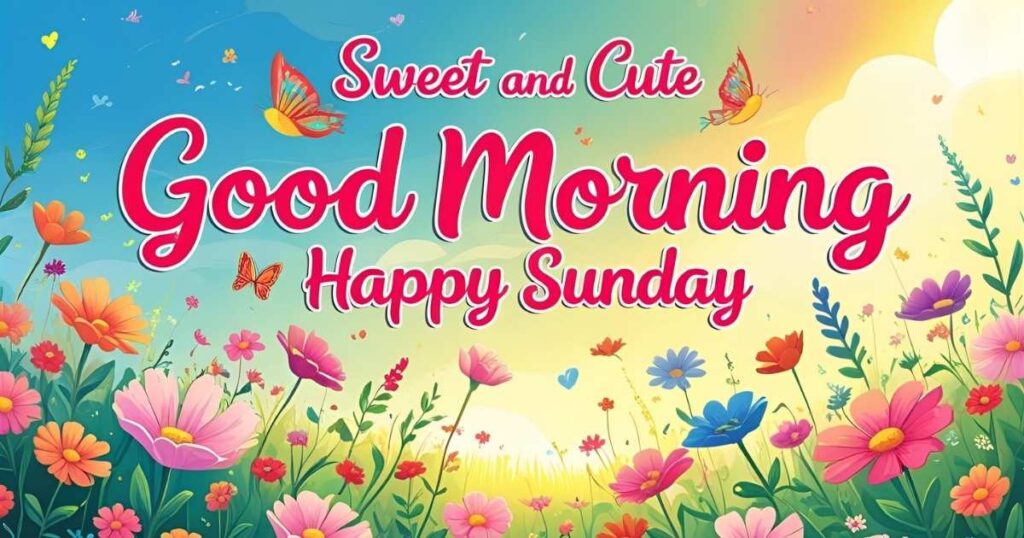 Good Morning Sunday Blessings