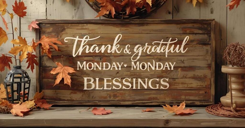 Monday Blessings