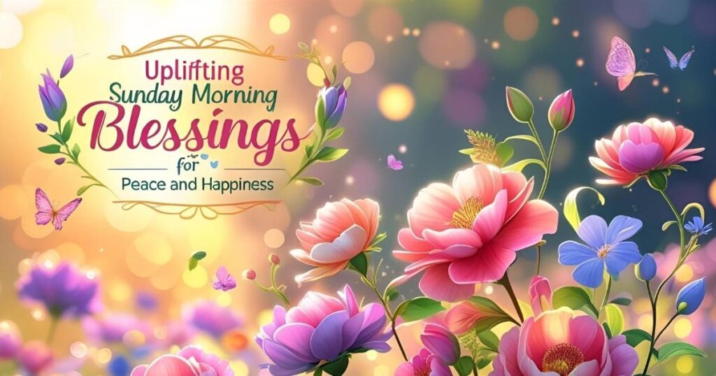 Good Morning Sunday Blessings