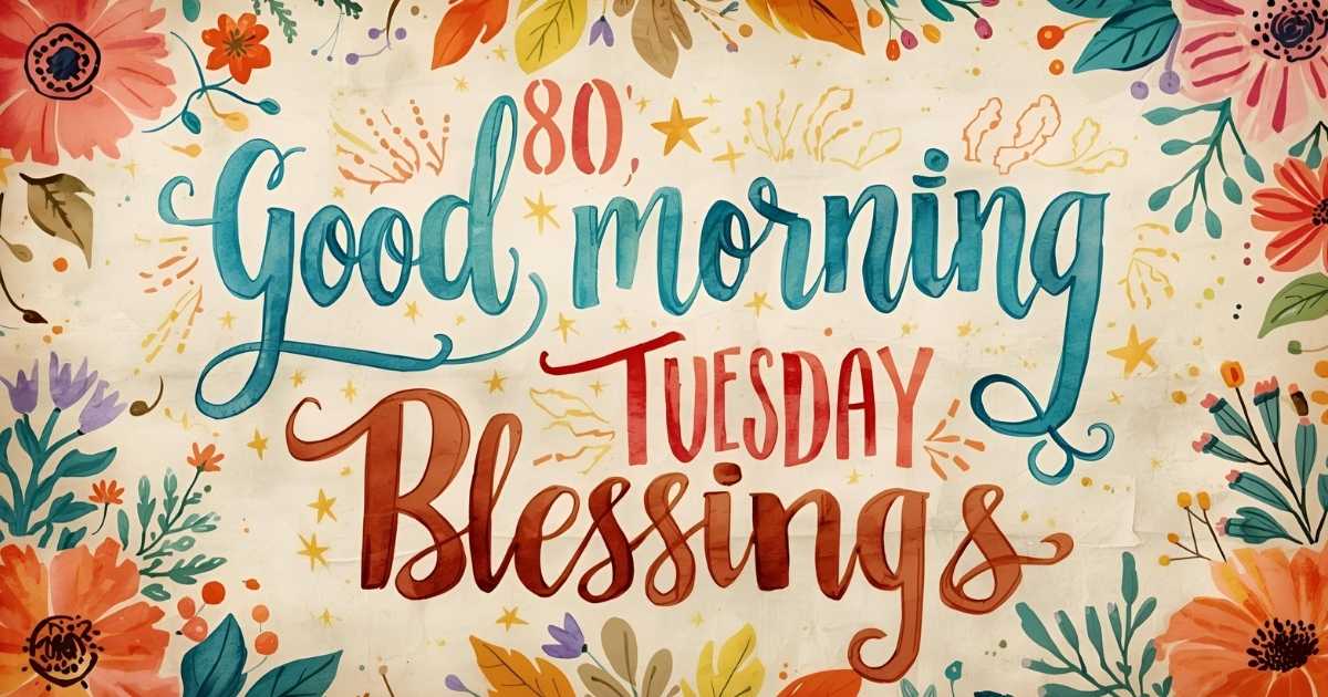 Good Morning Tuesday Blessings