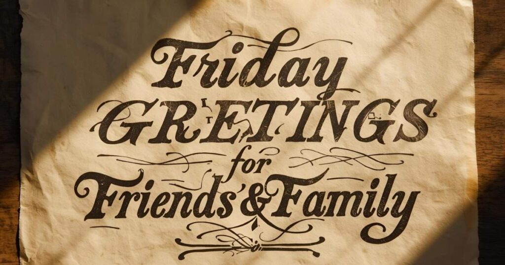 Friday Blessings 