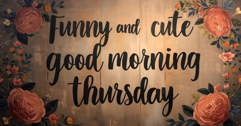 Good Morning Thursday Blessings