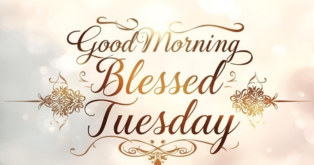 Good Morning Tuesday Blessings