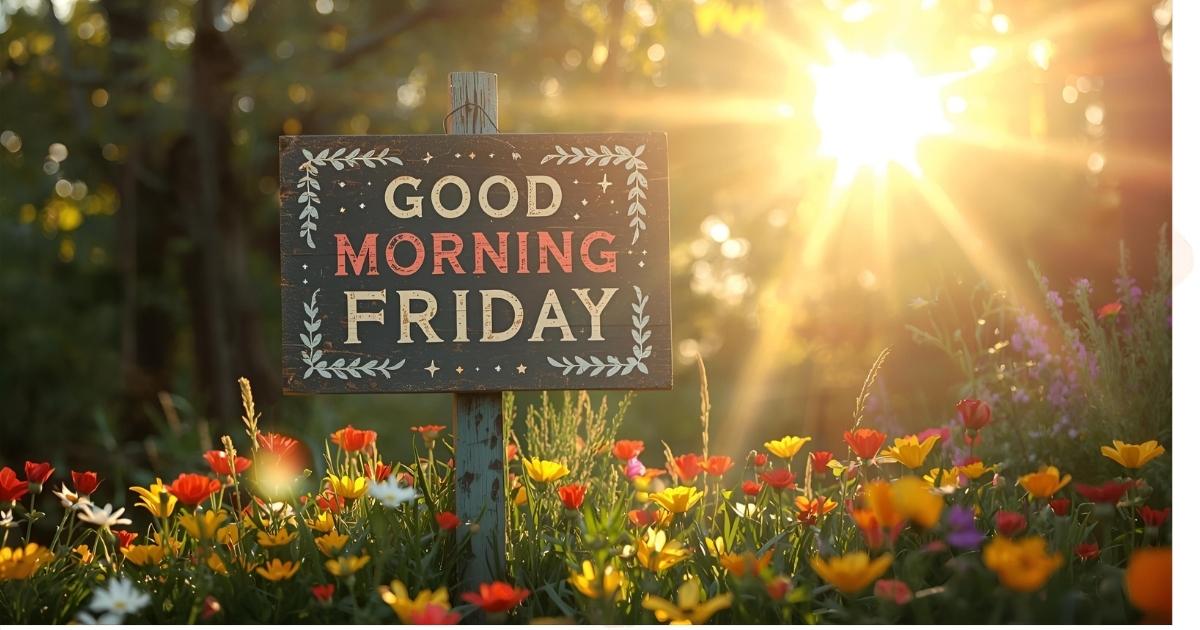 Good Morning Friday Blessings