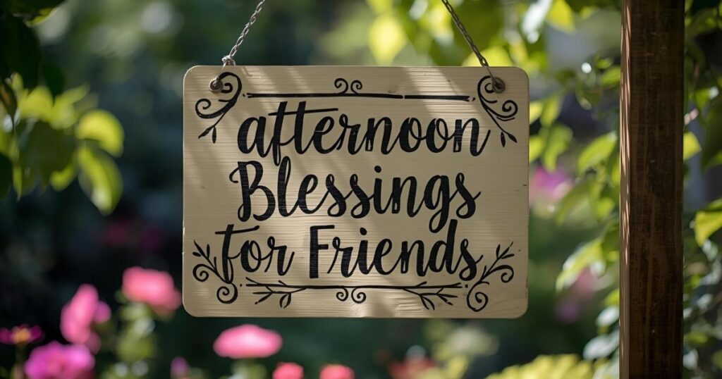 Good Afternoon Blessings