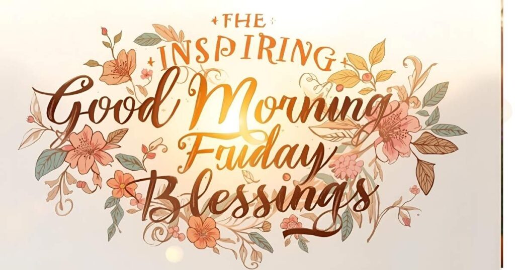 Good Morning Friday Blessings