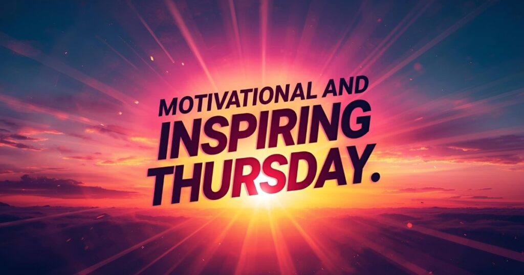 Good Morning Thursday Blessings