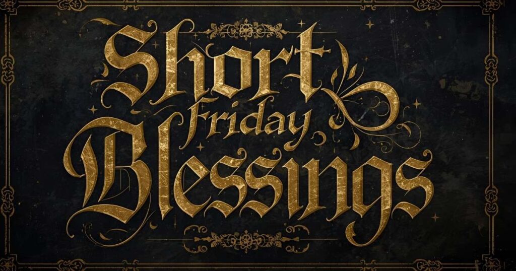 Friday Blessings 