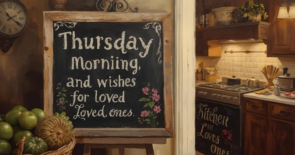 Good Morning Thursday Blessings